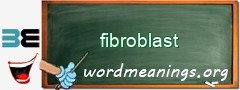 WordMeaning blackboard for fibroblast